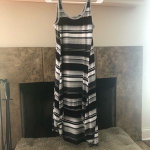 Striped summer dress.